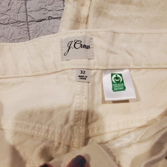 J. Crew 90's Classic Straight High-Rise Cropped Painter Pants In Natural - Picture 3 of 7